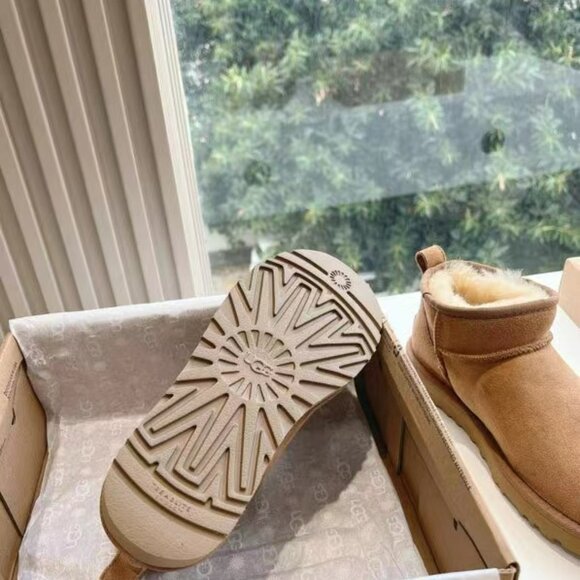 UGG Classic Ultra Mini Boots in Brown - Picture 7 of 7